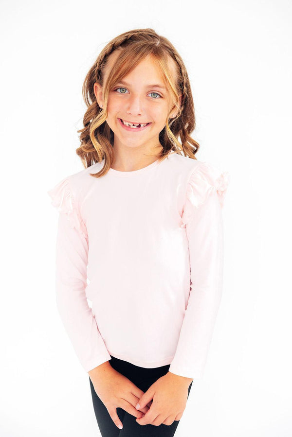 petal-pink-l-s-ruffle-tee Mila & Rose - Sophia's StyleRuffle Tee L/S-1